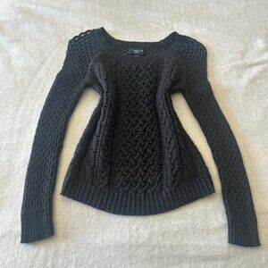 american eagle grey sweater